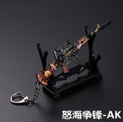 PUBG Rifle Keychain Skins - M416 - AK47 - AKM