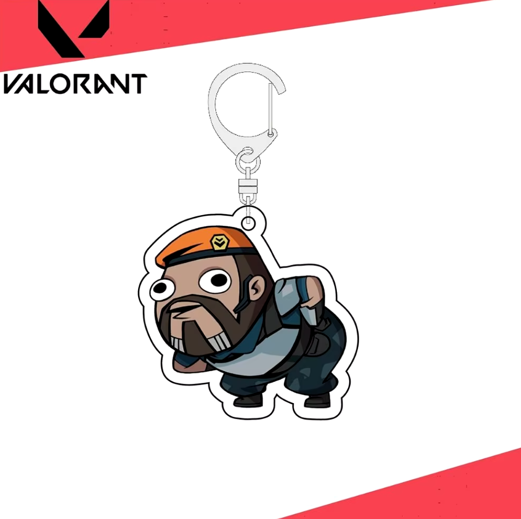 Valorant Spray Keychains