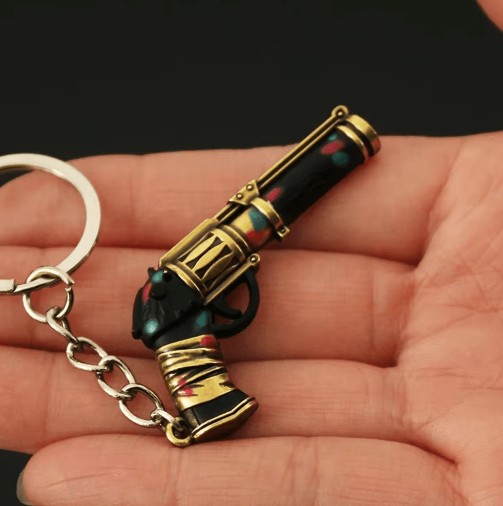 Arcane Sheriff Valorant Skin Keychain l League Of Legends Arcane Skin In Real Life - The Night Market