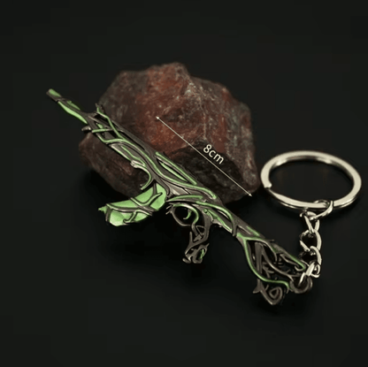 Gaia's Vengeance Vandal Keychain l Valorant-Inspired Accessory l Gaming Collectible Gift - The Night Market