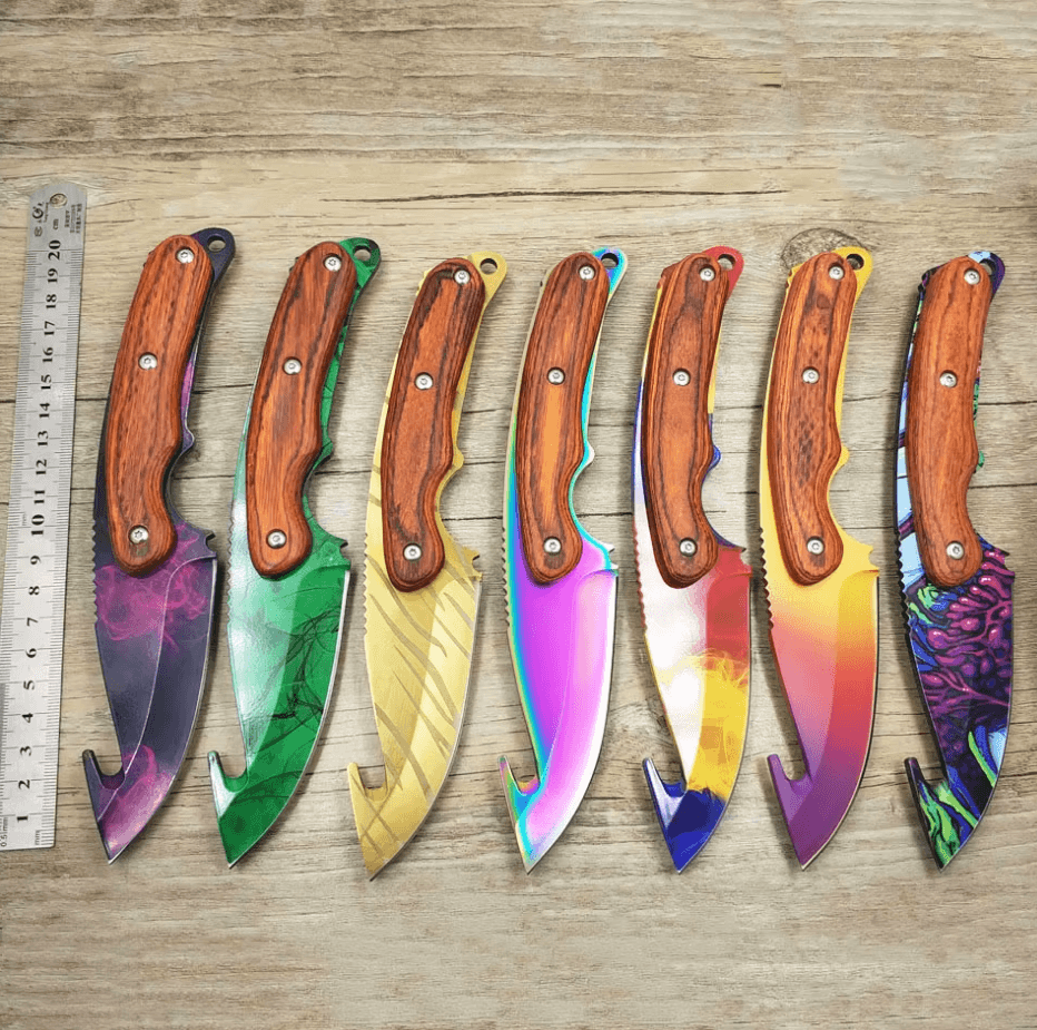 CS2 Gut Knife IRL l Counter-Strike 2 Knife Skin Replica - The Night Market