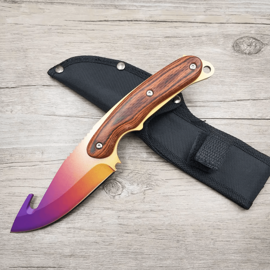 CS2 Gut Knife IRL l Counter-Strike 2 Knife Skin Replica - The Night Market