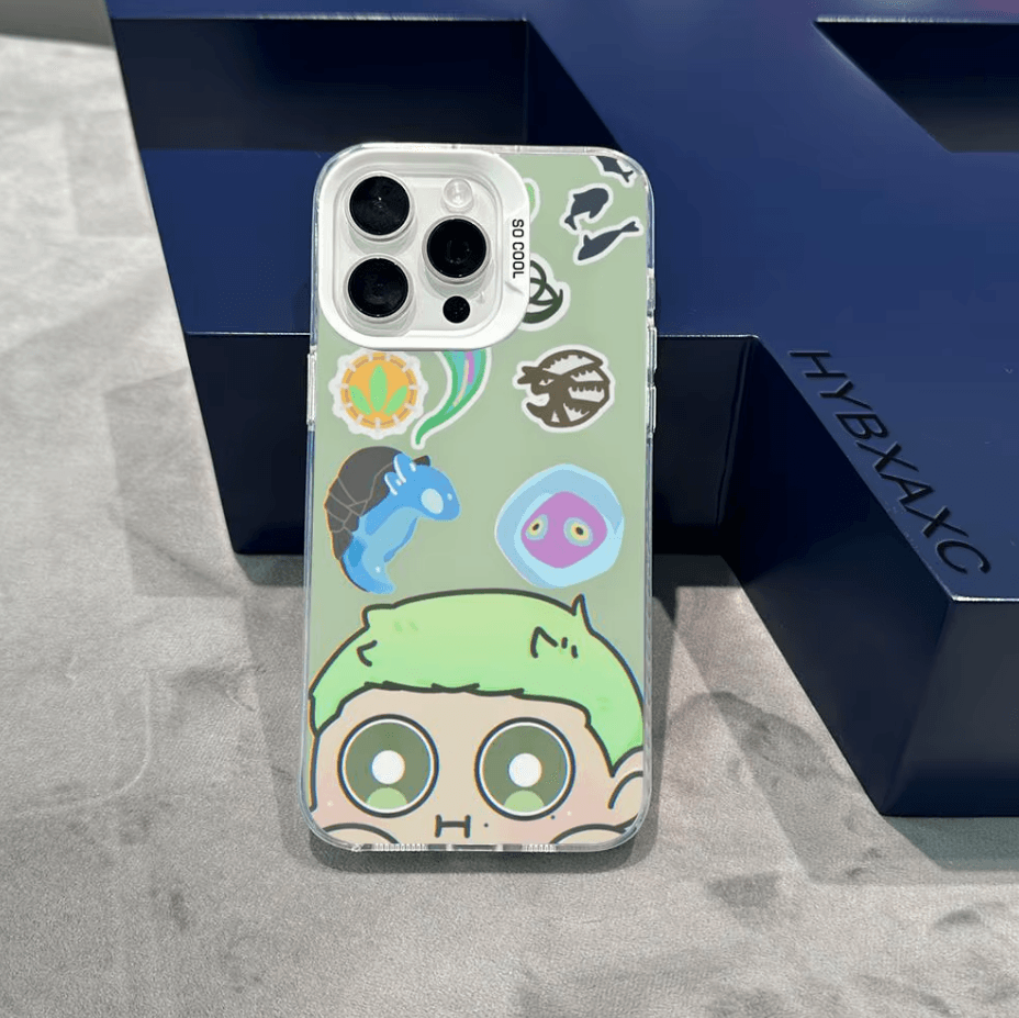Cute Gecko Agent Phone Case | Chibi Style Soft TPU Cover for iPhone & Android - The Night Market