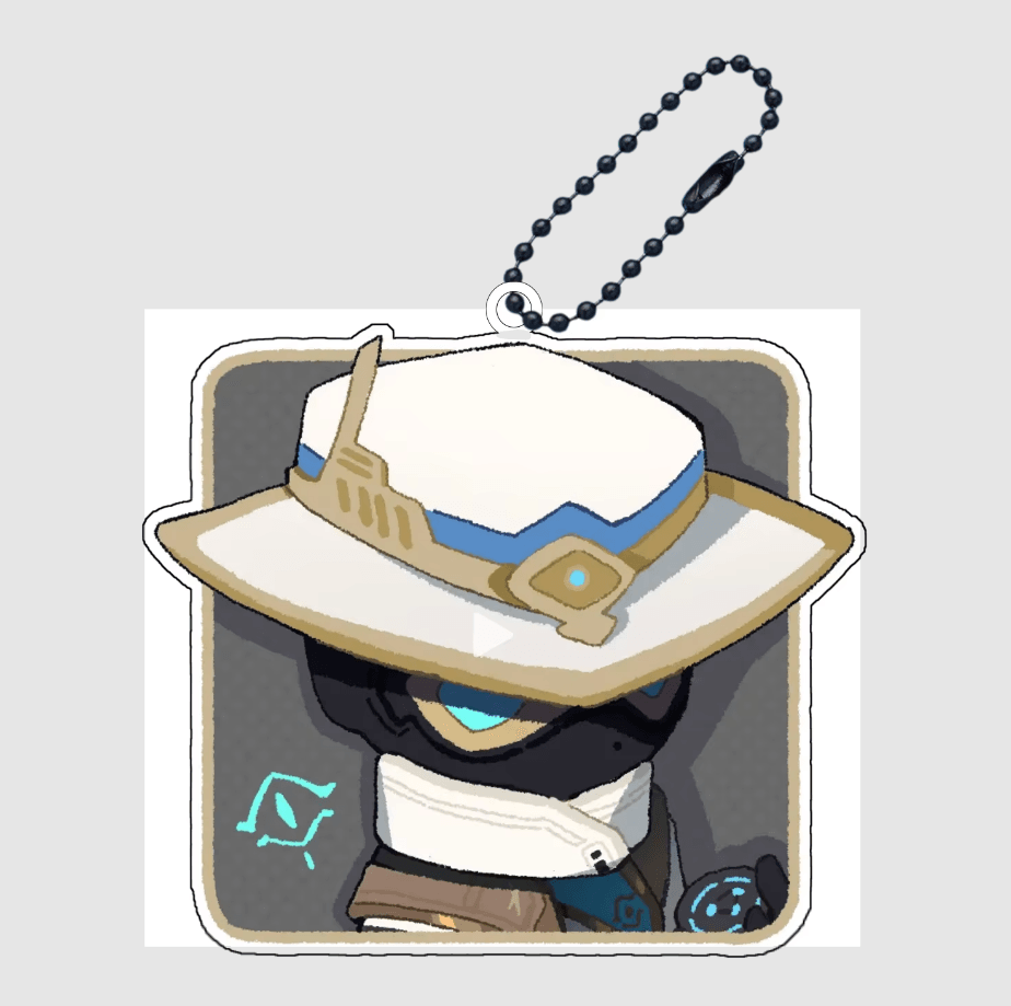 Valorant Acrylic Keychain – Agent Pendant - The Night Market