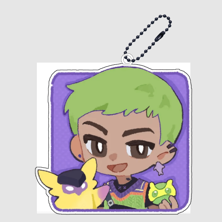 Valorant Acrylic Keychain – Agent Pendant - The Night Market