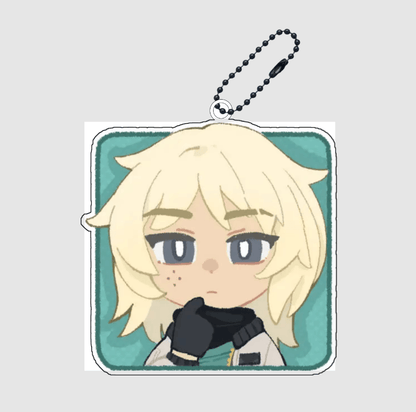Valorant Acrylic Keychain – Agent Pendant - The Night Market