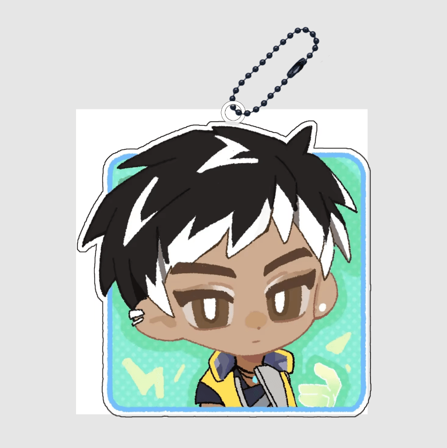 Valorant Acrylic Keychain – Agent Pendant - The Night Market