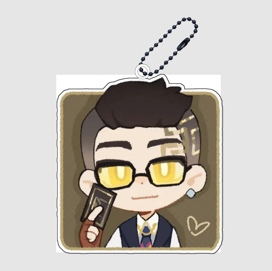 Valorant Acrylic Keychain – Agent Pendant - The Night Market