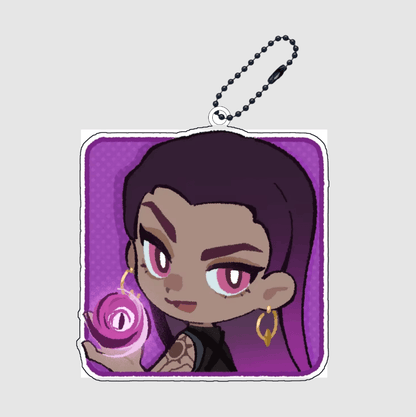 Valorant Acrylic Keychain – Agent Pendant - The Night Market
