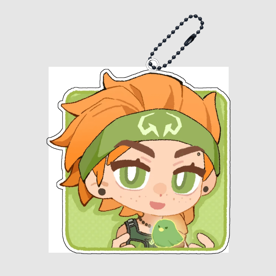 Valorant Acrylic Keychain – Agent Pendant - The Night Market