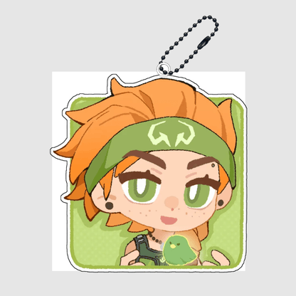 Valorant Acrylic Keychain – Agent Pendant - The Night Market