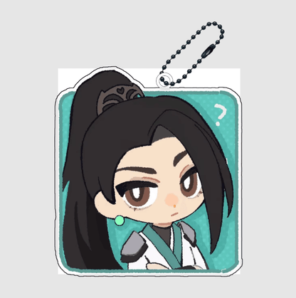 Valorant Acrylic Keychain – Agent Pendant - The Night Market