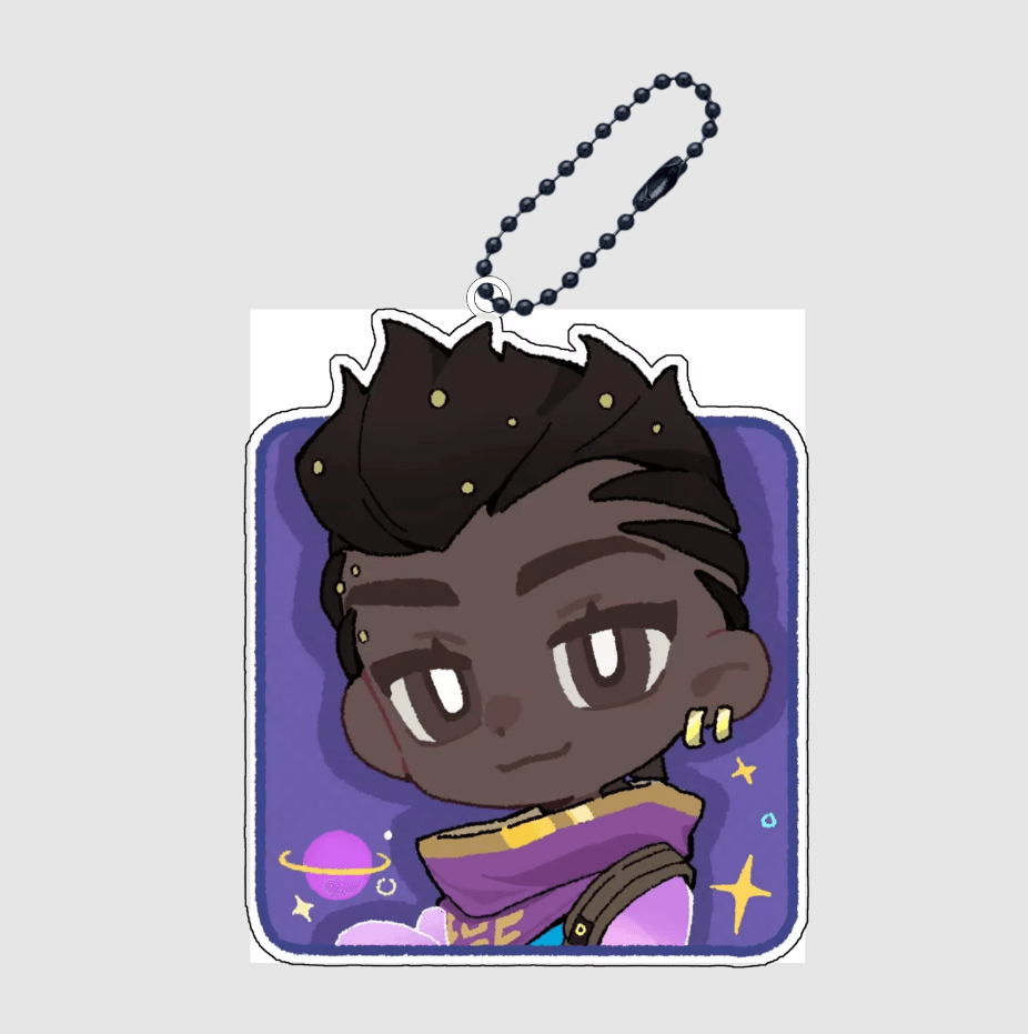Valorant Acrylic Keychain – Agent Pendant - The Night Market