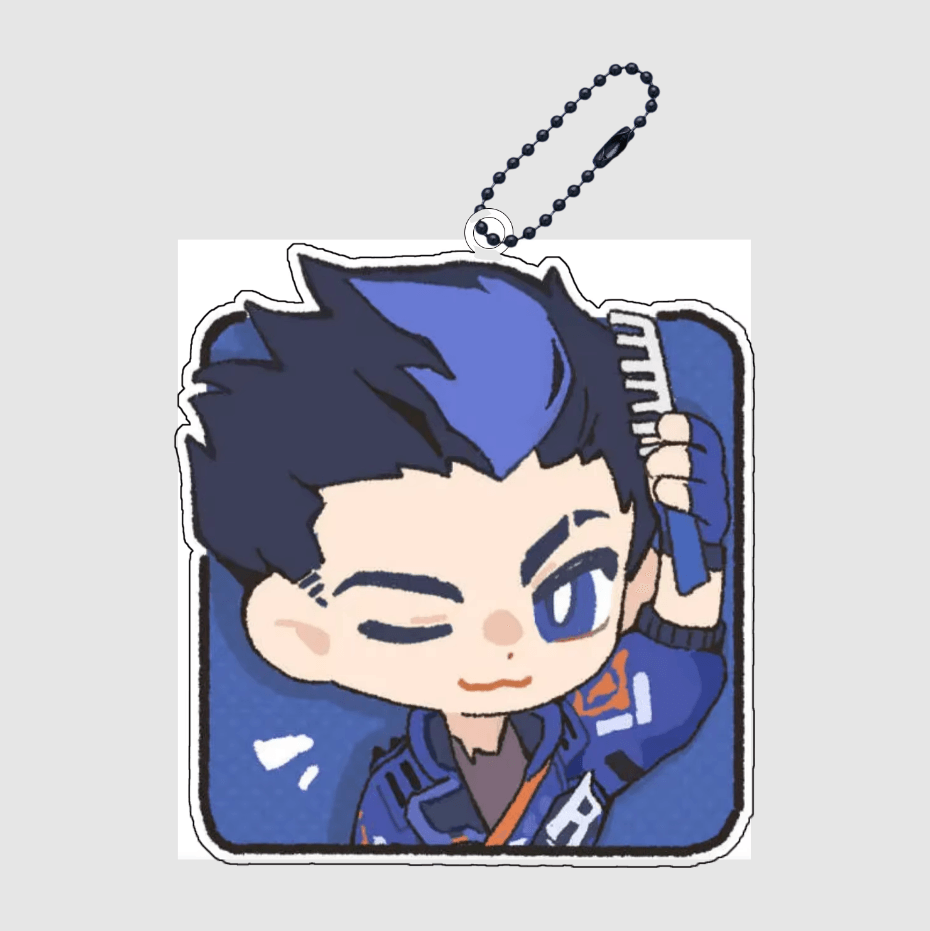Valorant Acrylic Keychain – Agent Pendant - The Night Market