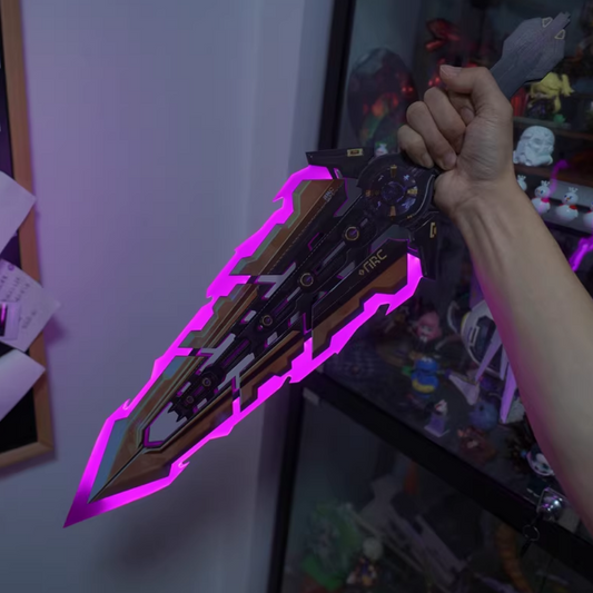 LED Prelude to Chaos Knife Replica | Real-Life Valorant Melee Prop