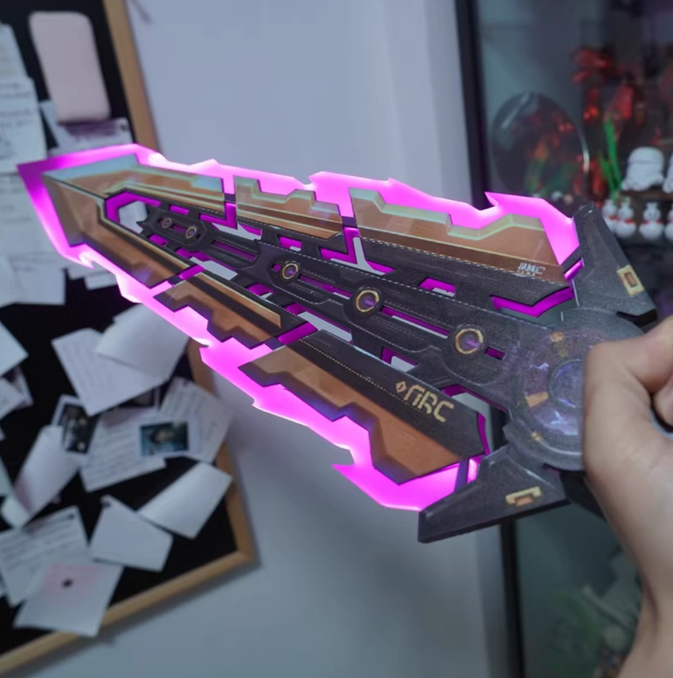 LED Prelude to Chaos Knife Replica | Real-Life Valorant Melee Prop