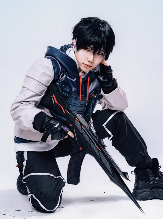 Valorant ISO Cosplay Set l Real-Life ISO Outfit l Valorant Cosplay Gear for Fans