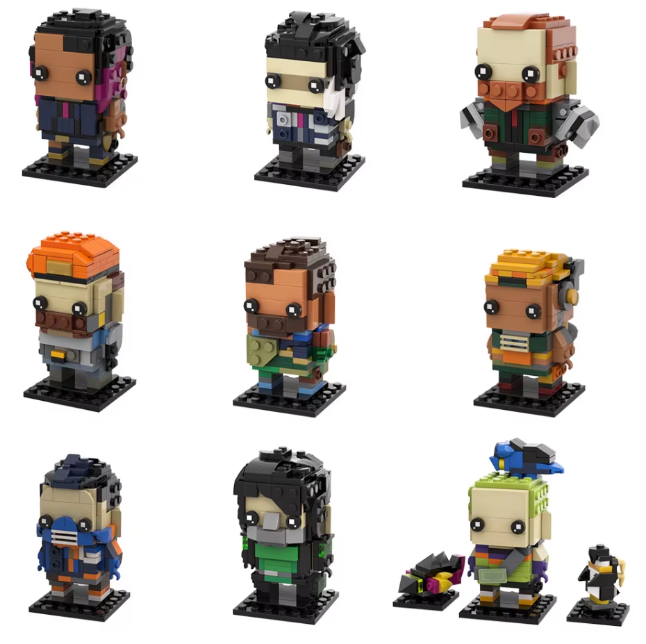 LEGO-Style Valorant Agent Mini Figure | Custom Gaming Collectible