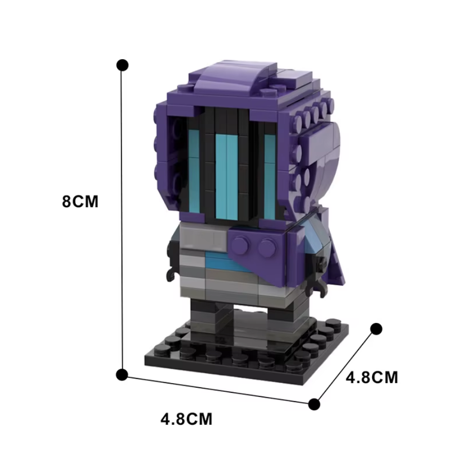 LEGO-Style Valorant Agent Mini Figure | Custom Gaming Collectible
