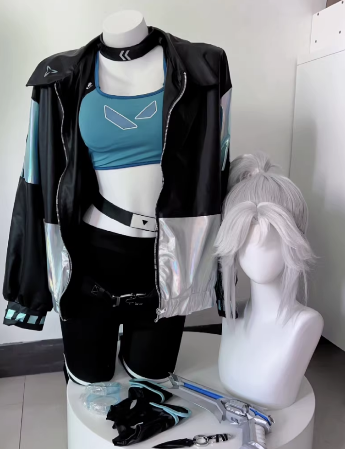 Modern Jett Cosplay Outfit | Valorant Agent Costume Set