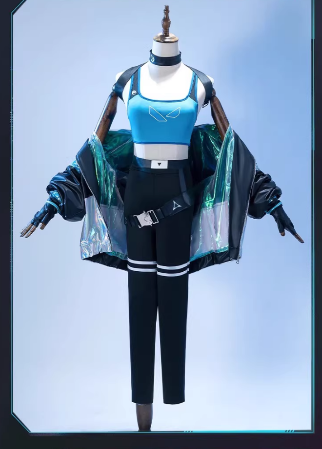 Modern Jett Cosplay Outfit | Valorant Agent Costume Set