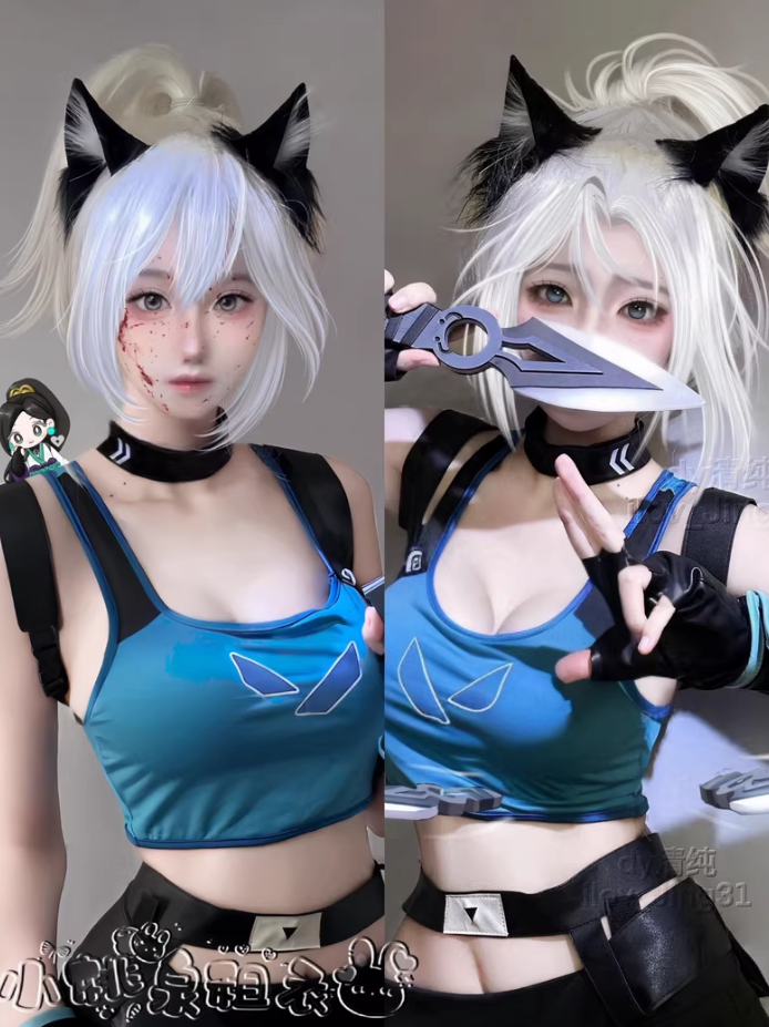 Modern Jett Cosplay Outfit | Valorant Agent Costume Set