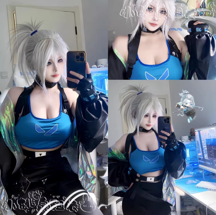 Modern Jett Cosplay Outfit | Valorant Agent Costume Set