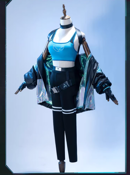 Modern Jett Cosplay Outfit | Valorant Agent Costume Set