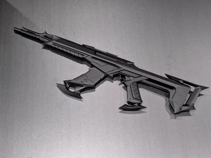 Matte Black Kuronami Vandal Replica | Valorant-Inspired Prop Gun