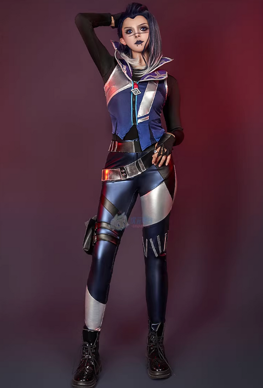 Fade Valorant Cosplay Outfit – Shadowy Agent Costume Set