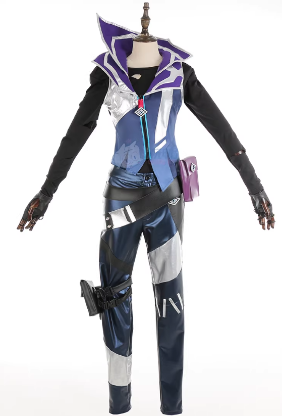 Fade Valorant Cosplay Outfit – Shadowy Agent Costume Set