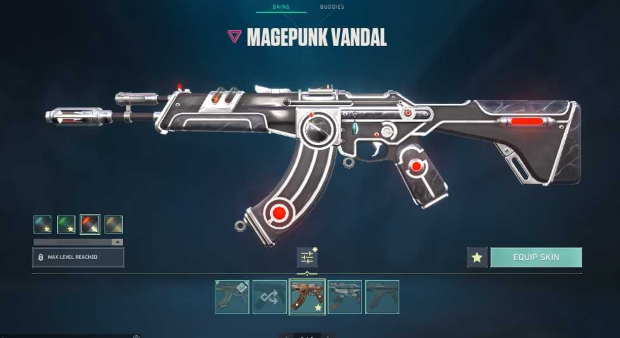 Valorant Magepunk Vandal IRL Prop – Full-Scale 85cm Replica Skin for Cosplay, Display & Collectors