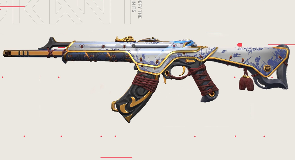 Valorant Oni Vandal IRL Prop – Full-Scale 85cm Replica Skin for Cosplay, Display & Collectors