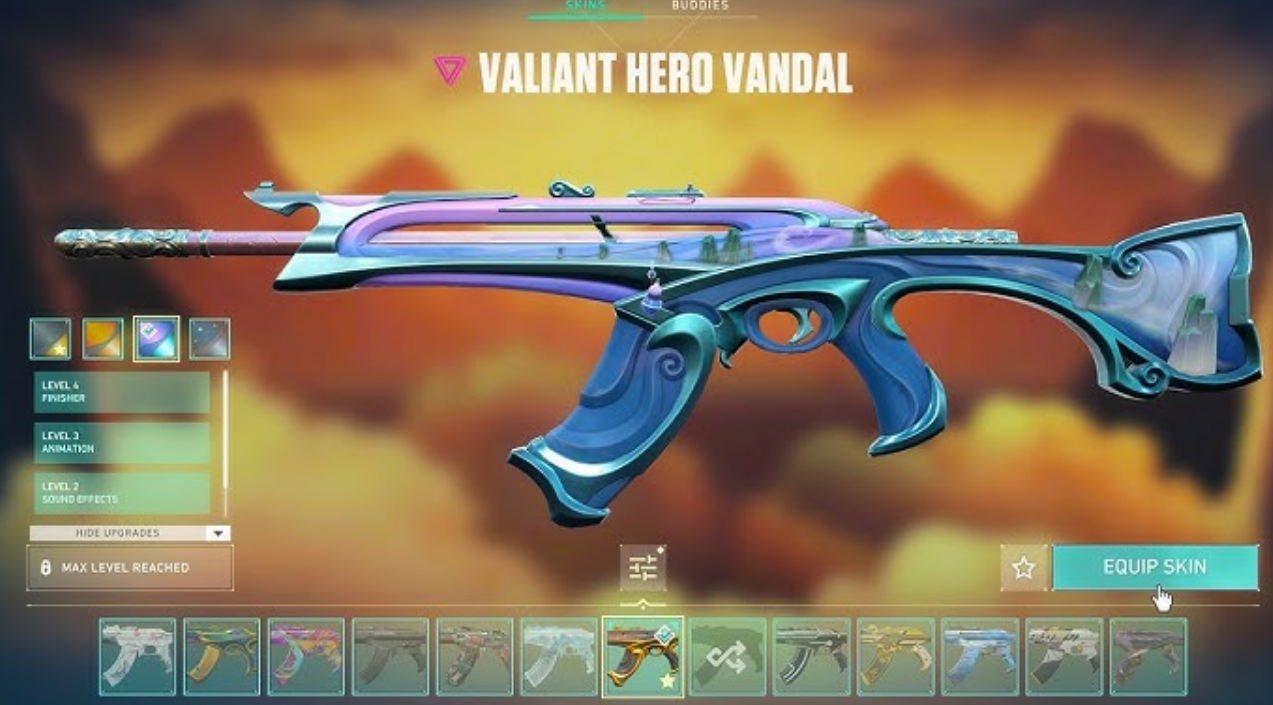 Valorant Valiant Hero Vandal IRL Prop – Full-Scale 85cm Replica Skin for Cosplay, Display & Collectors