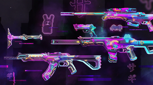 Valorant Glitchpop Vandal IRL Prop – Full-Scale 85cm Replica Skin for Cosplay, Display & Collectors