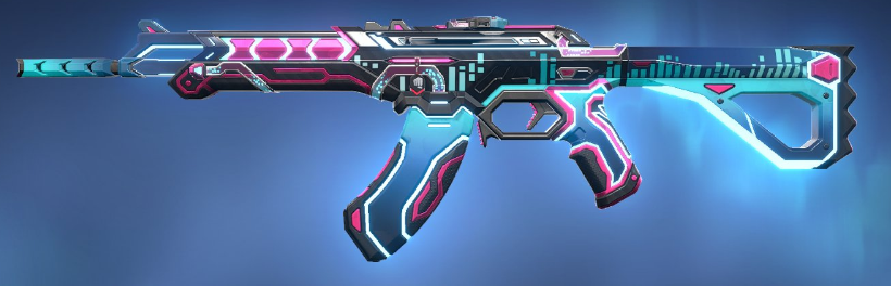 Valorant Glitchpop Vandal IRL Prop – Full-Scale 85cm Replica Skin for Cosplay, Display & Collectors