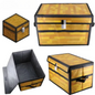 Minecraft Chest Storage Box Large – Pixel Cube Organizer for Toys, Gaming Gear & Collectors