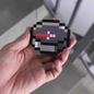 Minecraft Compass Pixel Keychain – Magnetic Movable Trinket with Real-World Use for Gamers & Collectors  Description:
