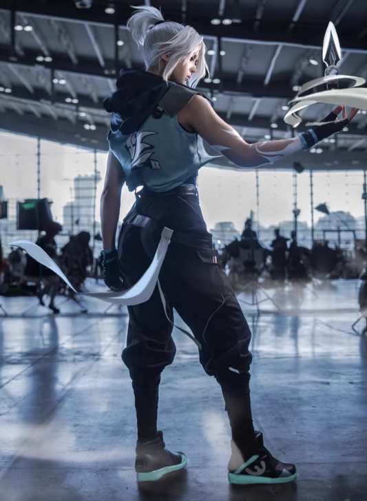 Valorant Jett Cosplay Costume – Full Outfit Set for Anime, Gaming Conventions & Halloween