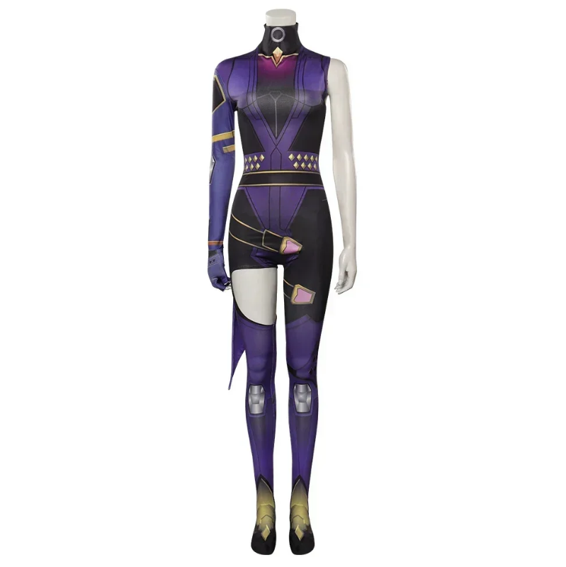 Valorant Reyna Cosplay Costume – Full Outfit Set for Anime, Gaming Conventions & Halloween