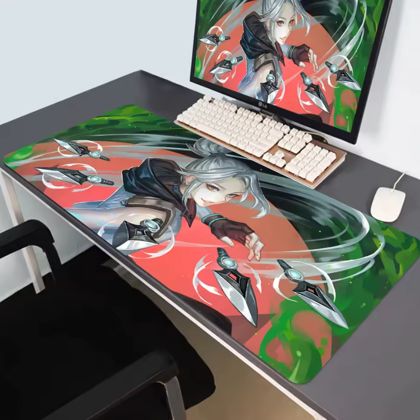 Valorant Jett Mousepad – High-Precision Gaming Desk Mat for Fans, Streamers & Collectors