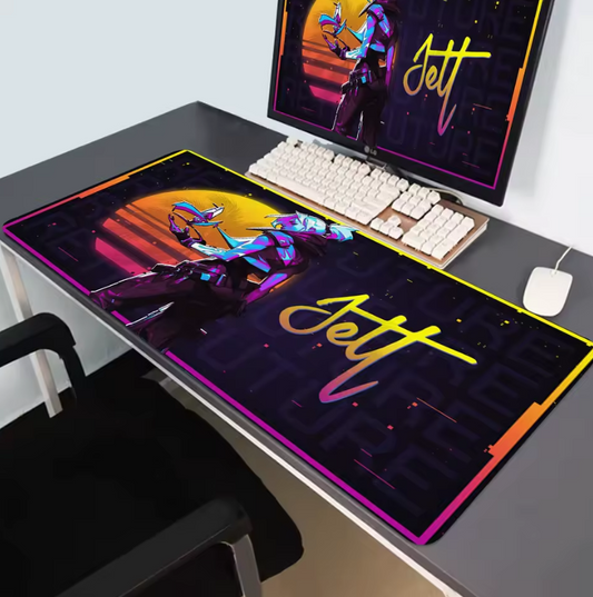 Valorant Jett Mousepad – High-Precision Gaming Desk Mat for Fans, Streamers & Collectors