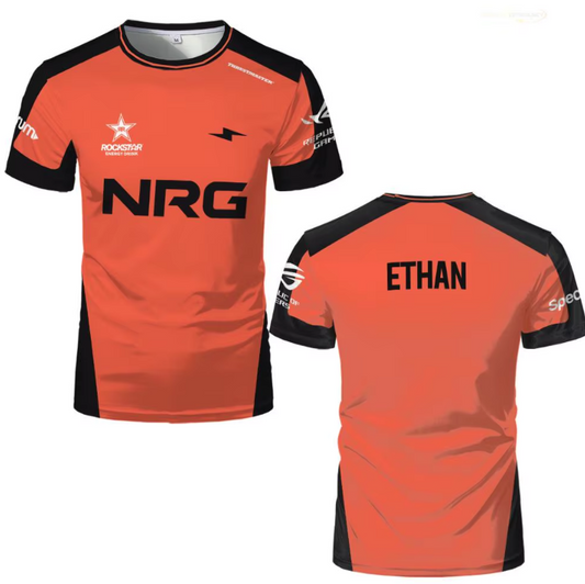 NRG Valorant Jersey – Orange Edition | Esports Teamwear & Gaming Apparel