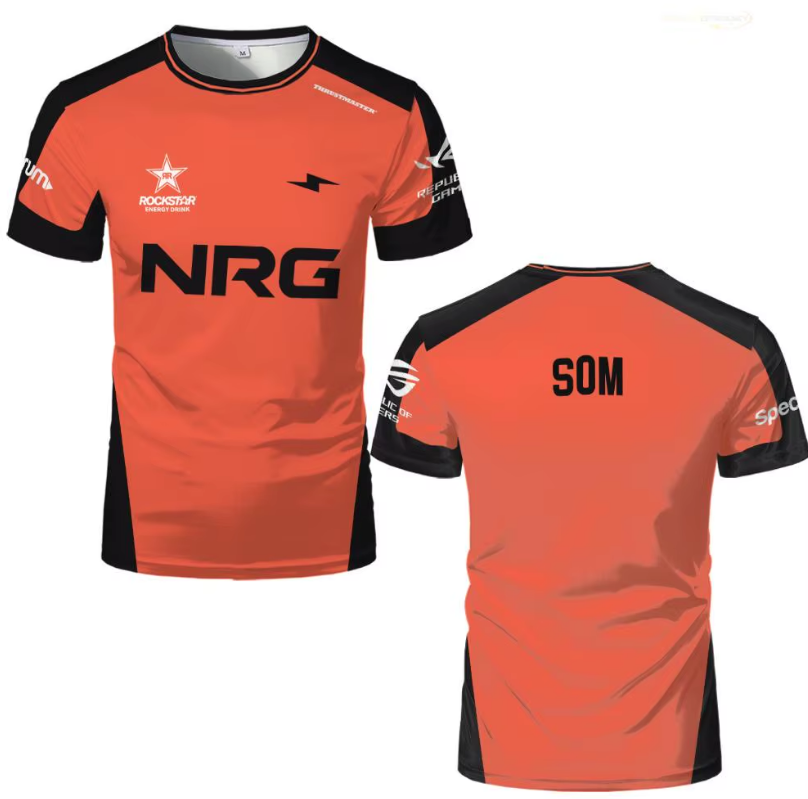 NRG Valorant Jersey – Orange Edition | Esports Teamwear & Gaming Apparel