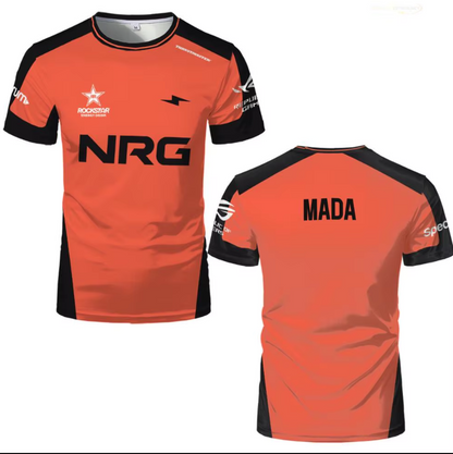 NRG Valorant Jersey – Orange Edition | Esports Teamwear & Gaming Apparel