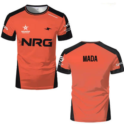 NRG Valorant Jersey – Orange Edition | Esports Teamwear & Gaming Apparel