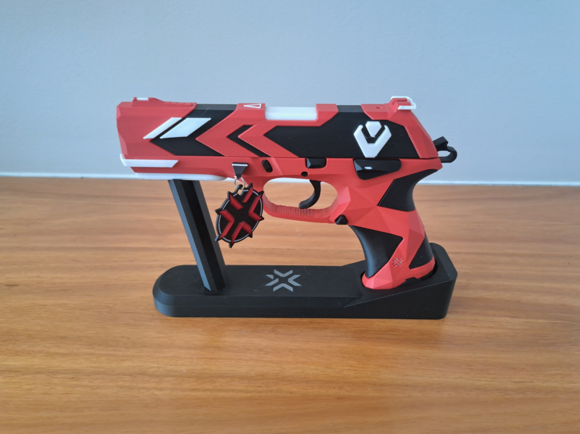 Sentinels VCT Classic | 40cm Valorant Replica Pistol with Matching VCT Keychain | Night Market Valorant Gift