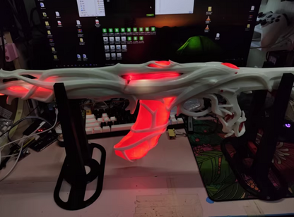Night Market LED Gaia’s Vengeance Vandal – Real-Life Rifle Replica | Illuminated Gaming Display Prop & Collectible