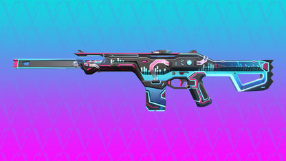 Valorant Glitchpop Phantom IRL Prop – Full-Scale 85cm Replica Skin for Cosplay, Display & Collectors