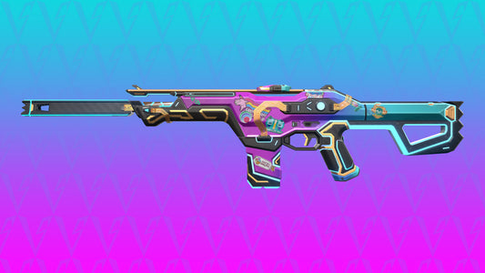 Valorant Glitchpop Phantom IRL Prop – Full-Scale 85cm Replica Skin for Cosplay, Display & Collectors
